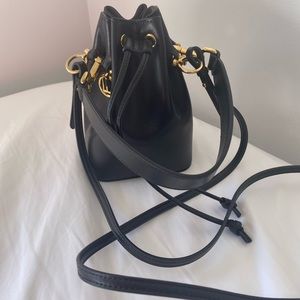Fendi Mon Tresor black leather mini-bag